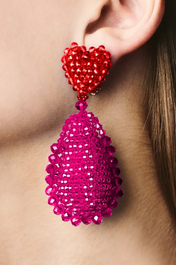 Hot Adeline Earrings - Faceted Beads Earrings