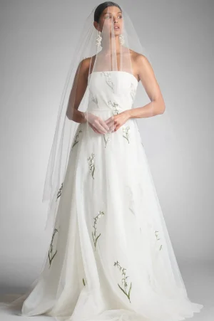Store Anais Gown - White/Embroidered Floral Ball Gowns | Shop By Event