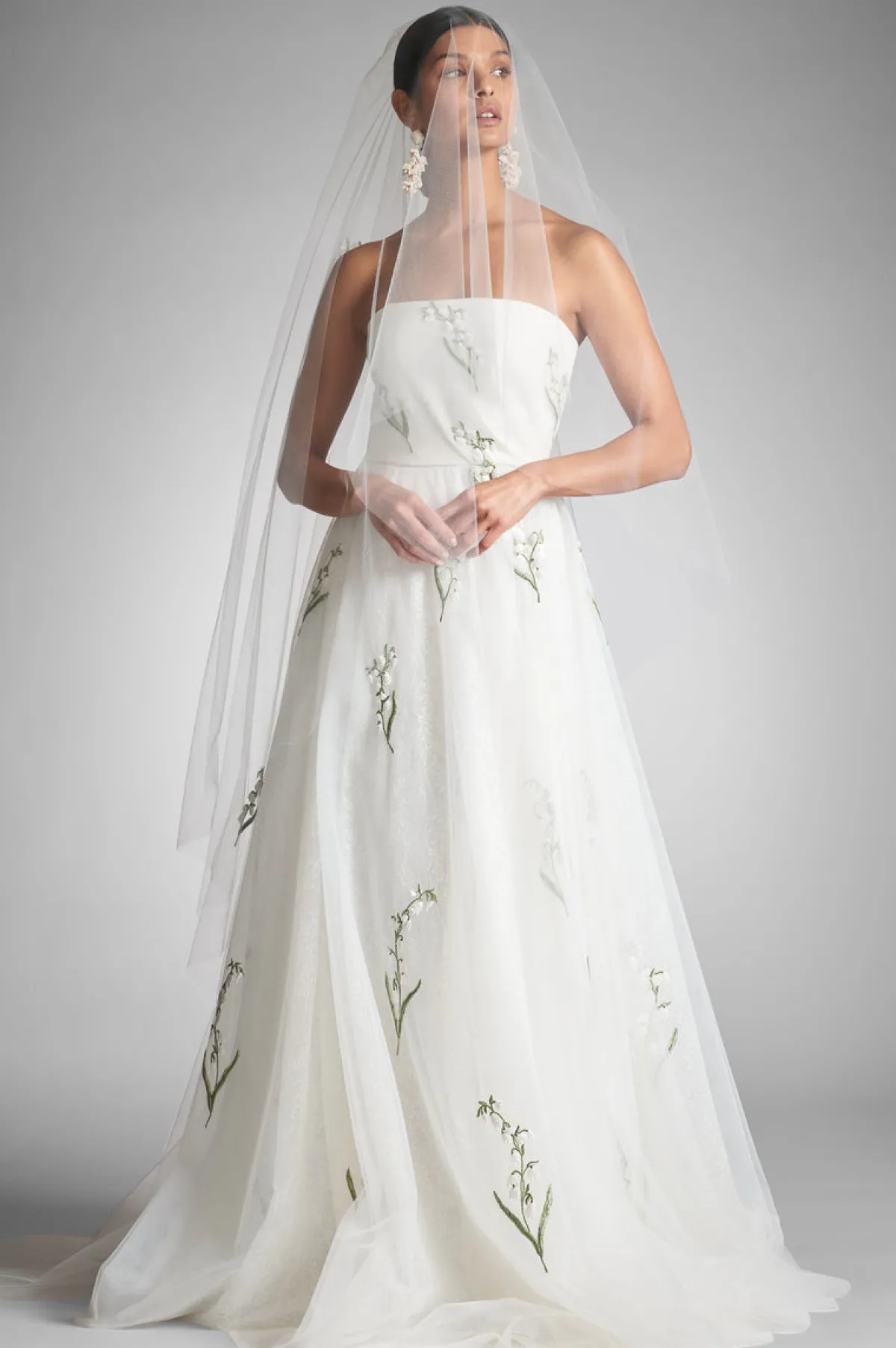 Store Anais Gown - White/Embroidered Floral Ball Gowns | Shop By Event