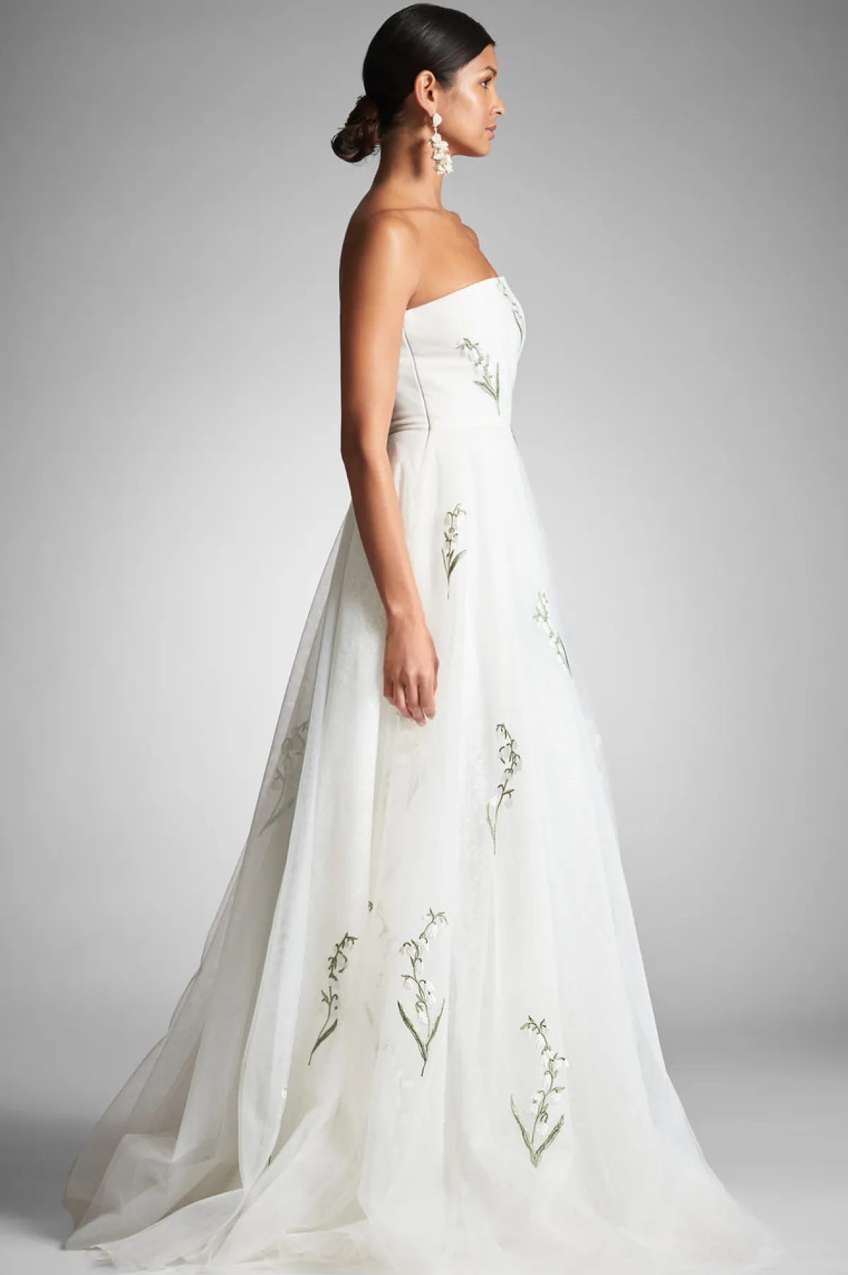 Store Anais Gown - White/Embroidered Floral Ball Gowns | Shop By Event