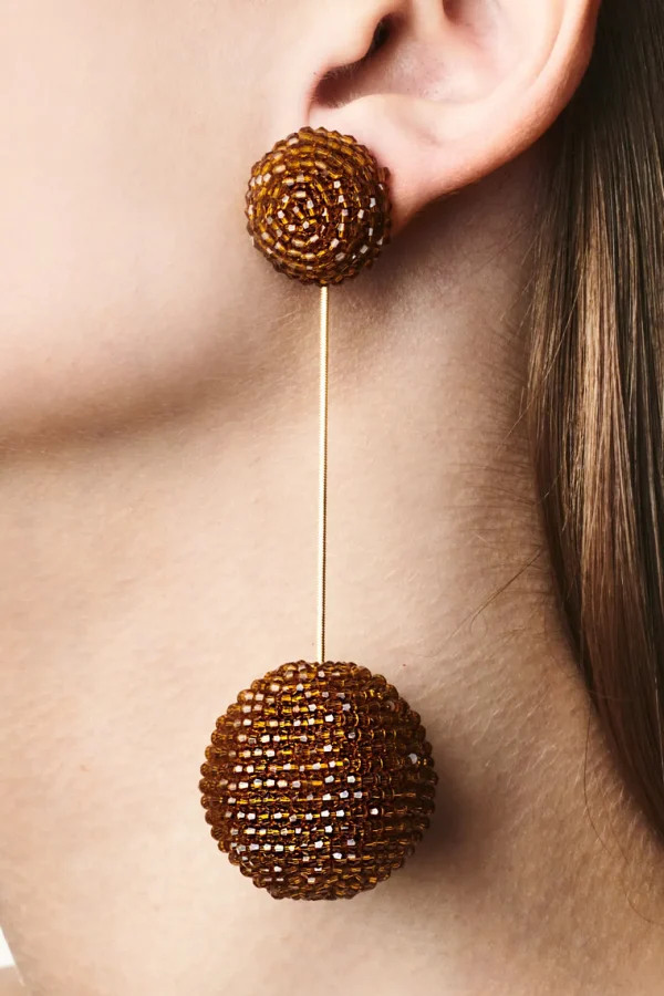Sale Aria Earrings - Faceted Beads Earrings
