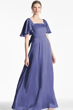 Discount Aurora Gown - Blue | Champagne