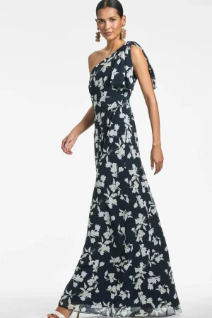Flash Sale Chelsea Gown - Blue | Prints