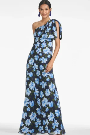 Online Chelsea Gown - Blue | Champagne