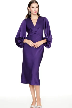 Shop Ginny Dress - Satin | Purple