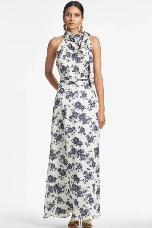 Cheap Kayla Gown - Ivory u0026 Navy Peony Prints | Prints