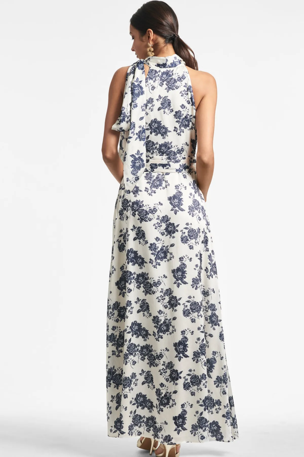 Cheap Kayla Gown - Ivory u0026 Navy Peony Prints | Prints