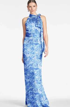 Online Kayla Gown - Blue | Champagne