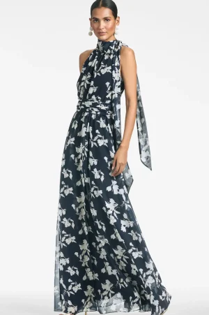 Cheap Kayla Gown - Blue | Prints