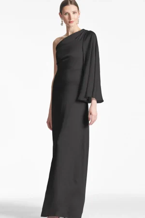 Hot Keely Gown - Black | Champagne