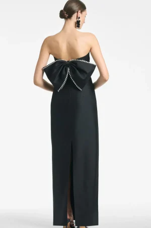 Fashion Keira Gown - Column | Black