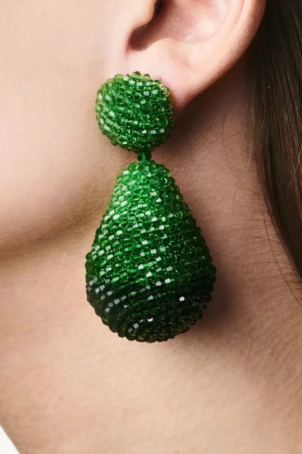 Online Ombre Elise Earrings - Faceted Beads Earrings