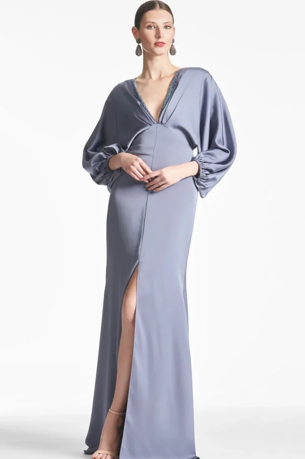 Hot Satin Gabby Gown - Winter | Winter