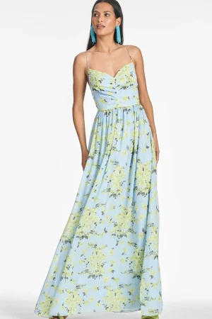 Fashion Sienna Gown - Blue | Champagne