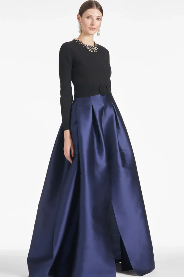 Store Victoria Gown - Black/Navy Winter | Winter