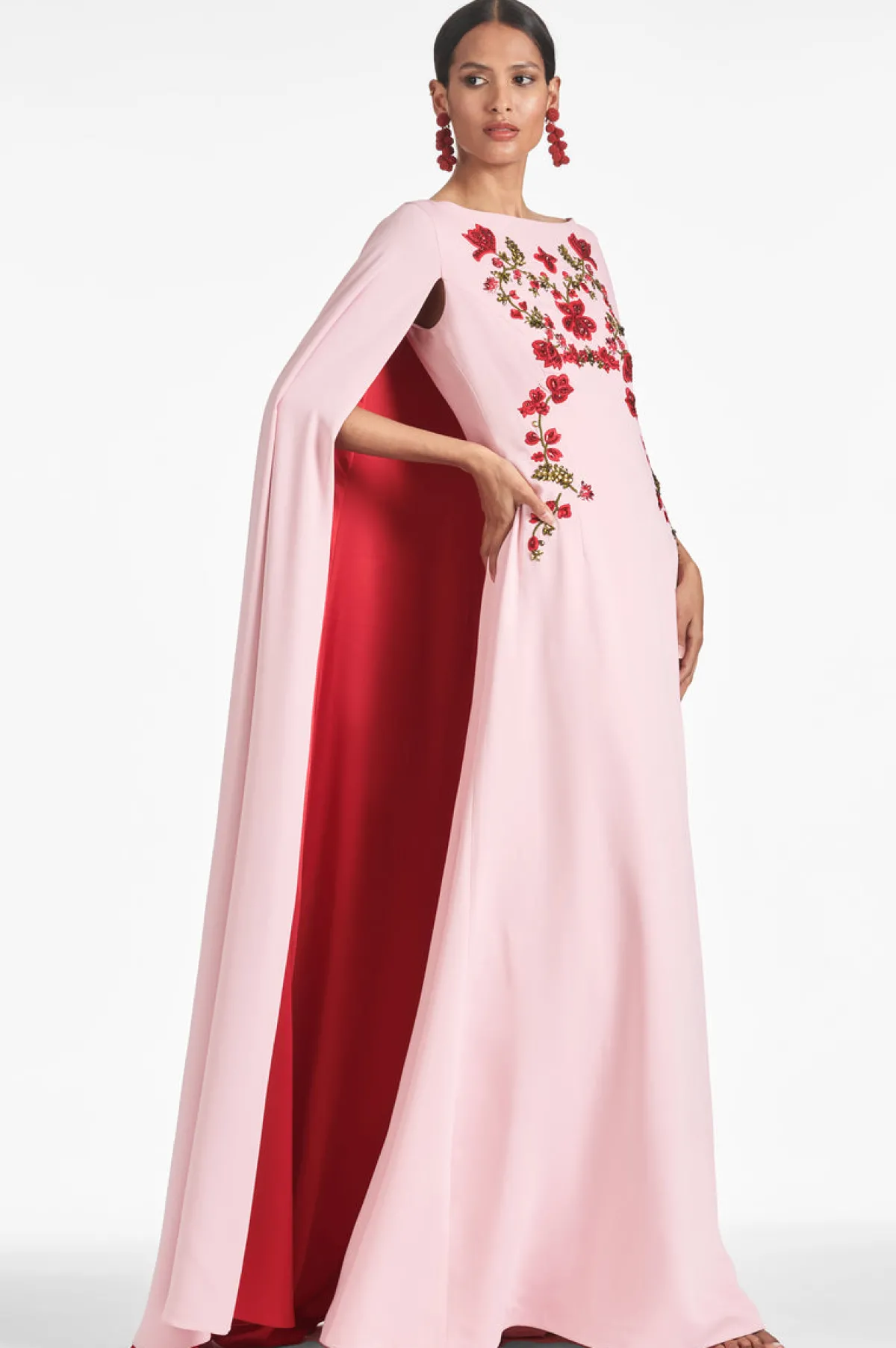 Best Vittoria Gown - Morganite/Ruby Evening | Black-Tie
