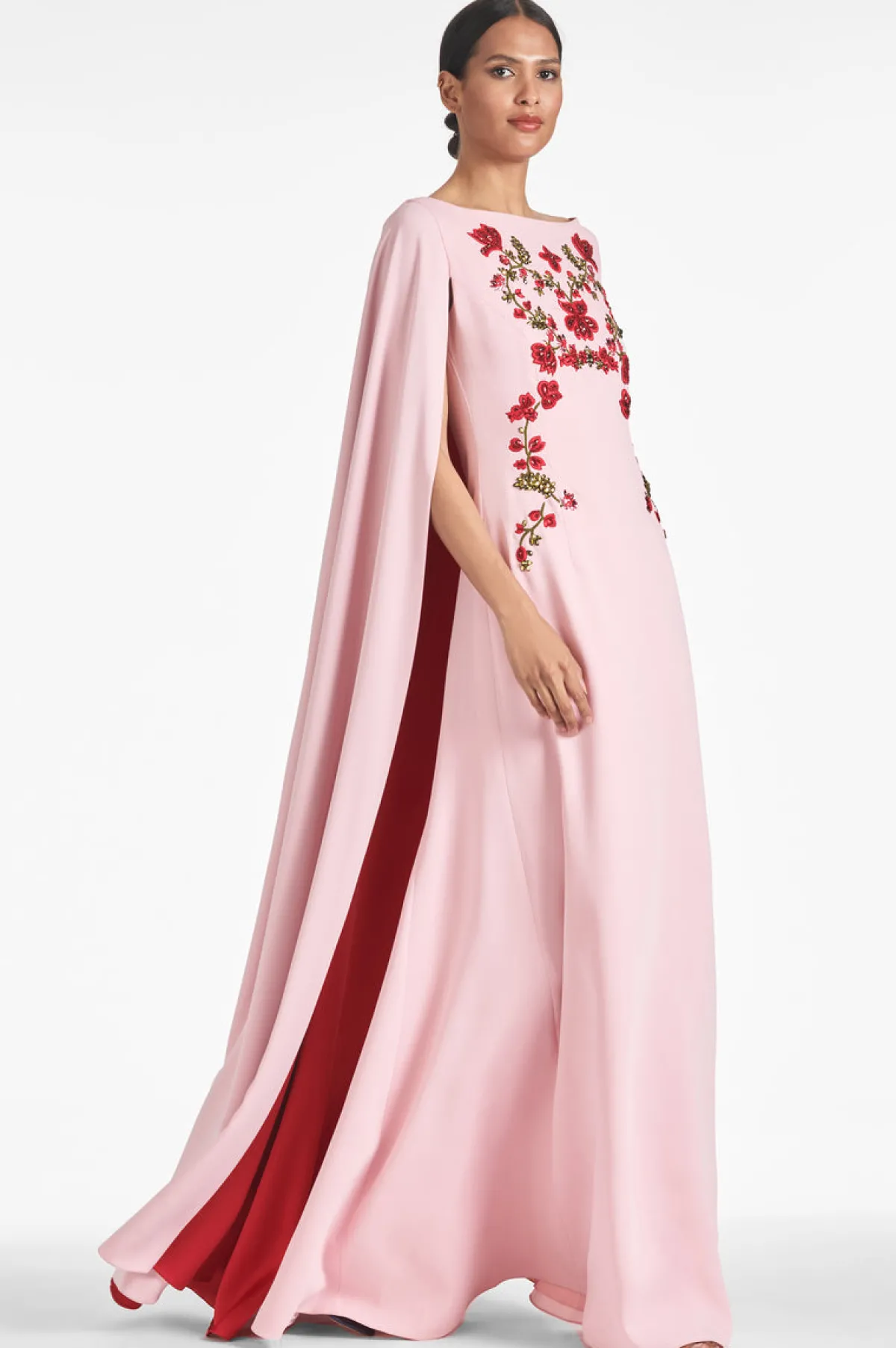 Best Vittoria Gown - Morganite/Ruby Evening | Black-Tie